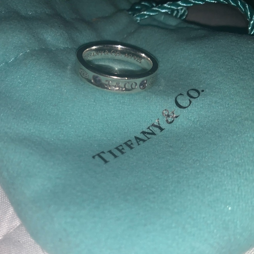 sapphire tiffany ring, size 5